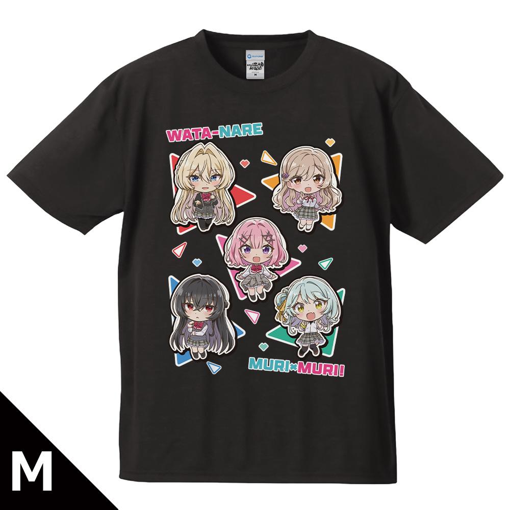 わたしが恋人になれるわけないじゃん、ムリムリ!(※ムリじゃなかった!?)_ Mサイズ_Tシャツ れな子&真唯&紫陽花&紗月&香穂 デフォルメver.