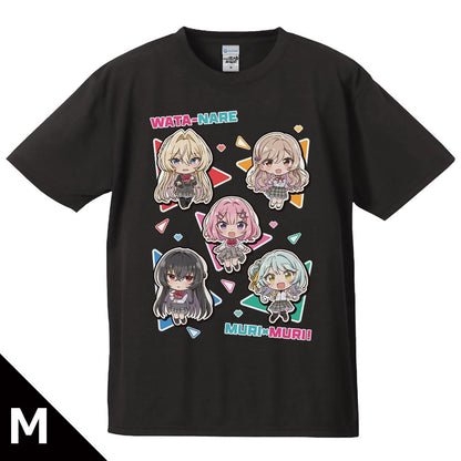 わたしが恋人になれるわけないじゃん、ムリムリ!(※ムリじゃなかった!?)_ Mサイズ_Tシャツ れな子&真唯&紫陽花&紗月&香穂 デフォルメver.