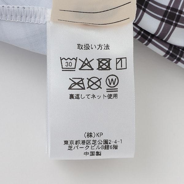 【SWIM】モノトーンチェック セパレーツ水着セット