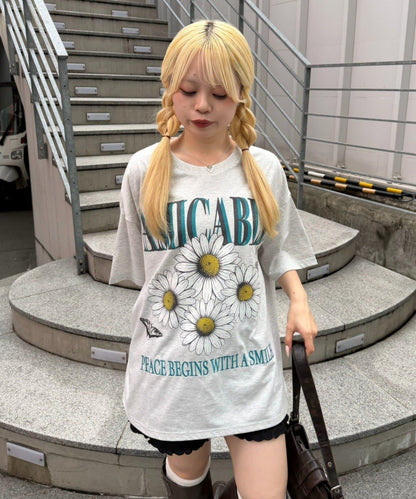 【continuer】ちょうちょとお花のBigT