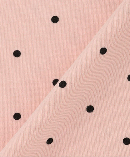 フロントリボンドット半袖Tシャツ