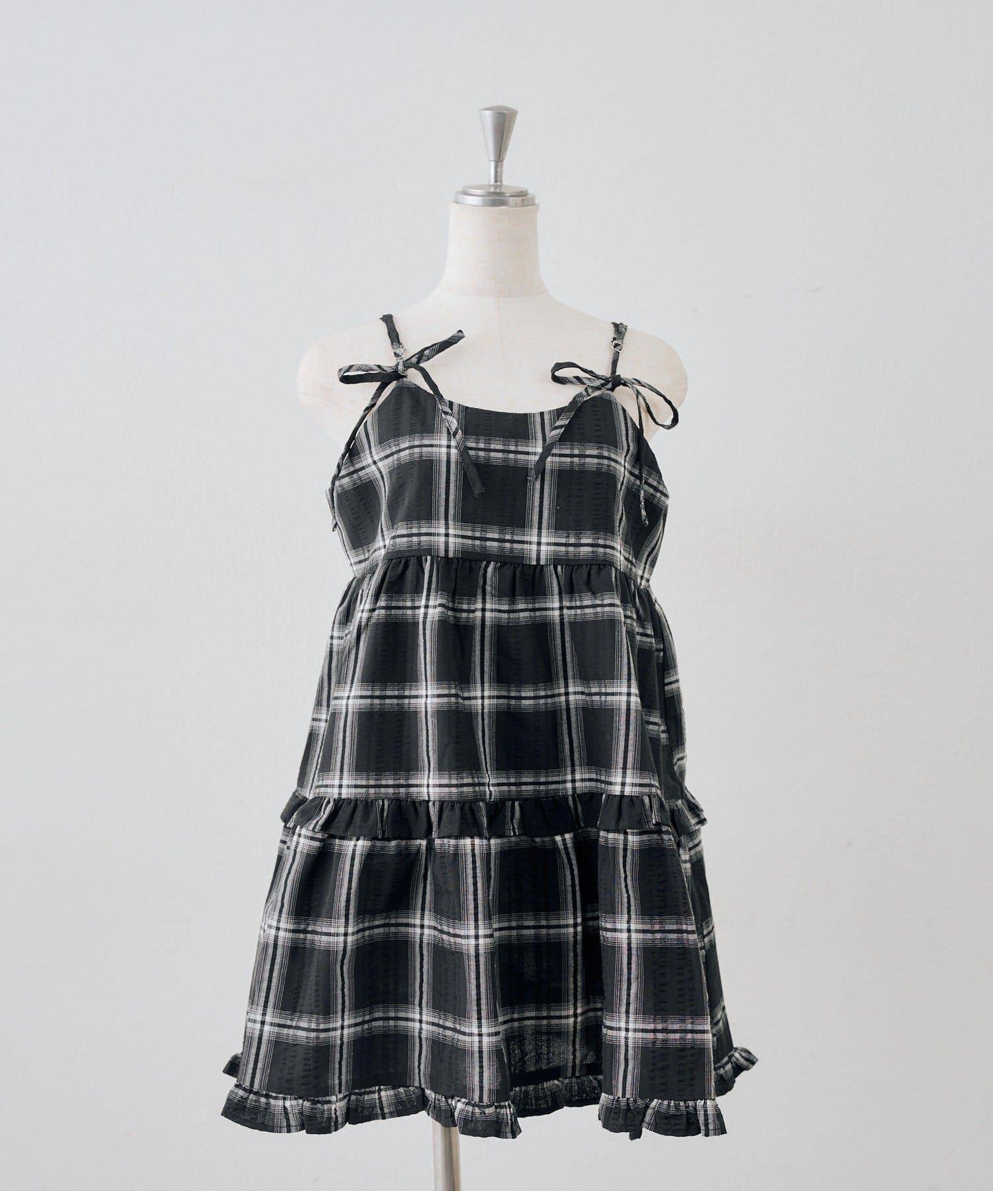 OUTLET限定/ANOTHER BRA 吊帶分層下襬連衣裙