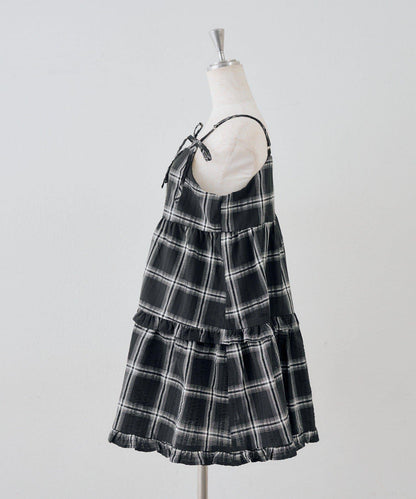 OUTLET限定/ANOTHER BRA 吊帶分層下襬連衣裙
