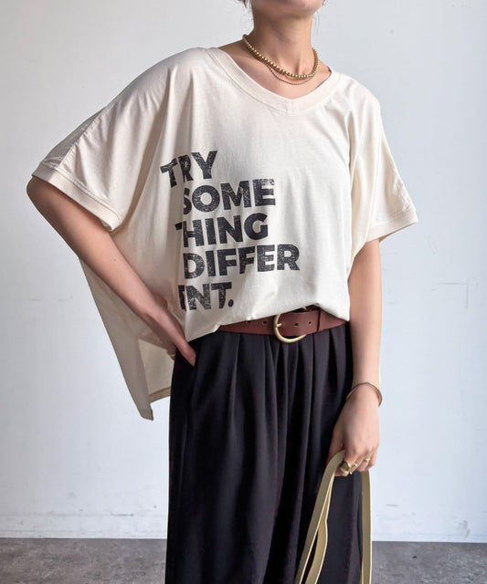 【WEB限定】2WAYポンチョロゴTEE