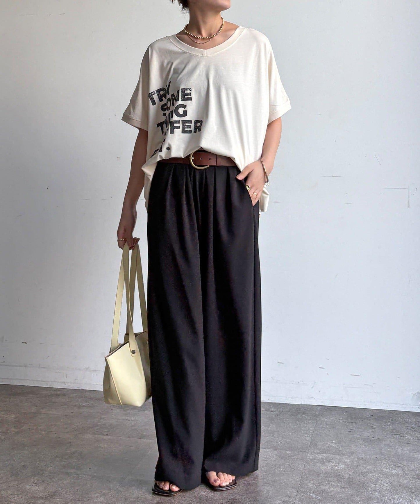 【WEB限定】2WAYポンチョロゴTEE