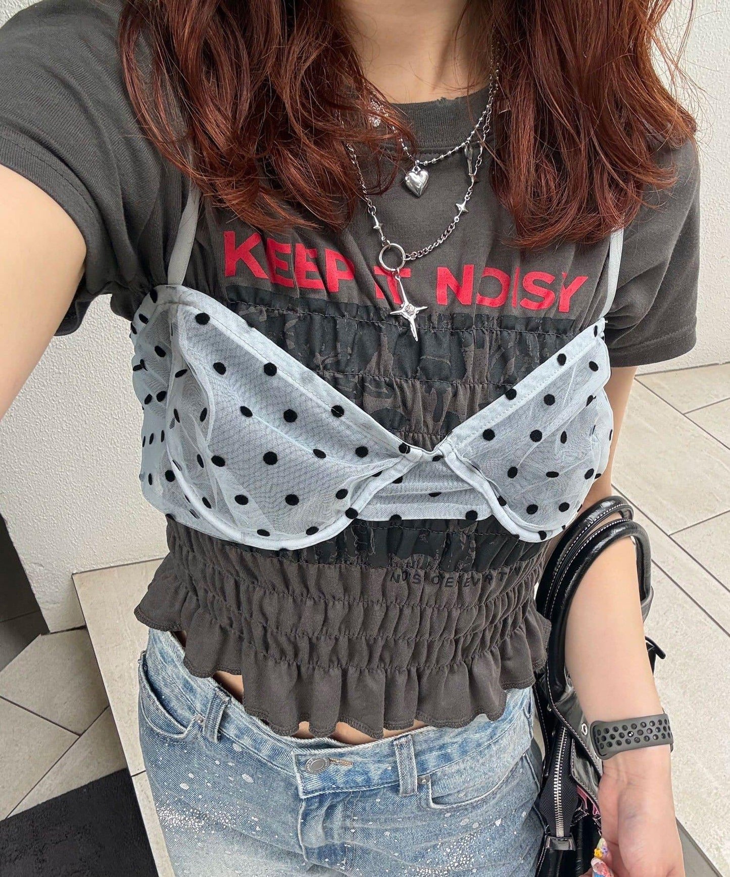 ドットフロッキーチュールブラビスチェ