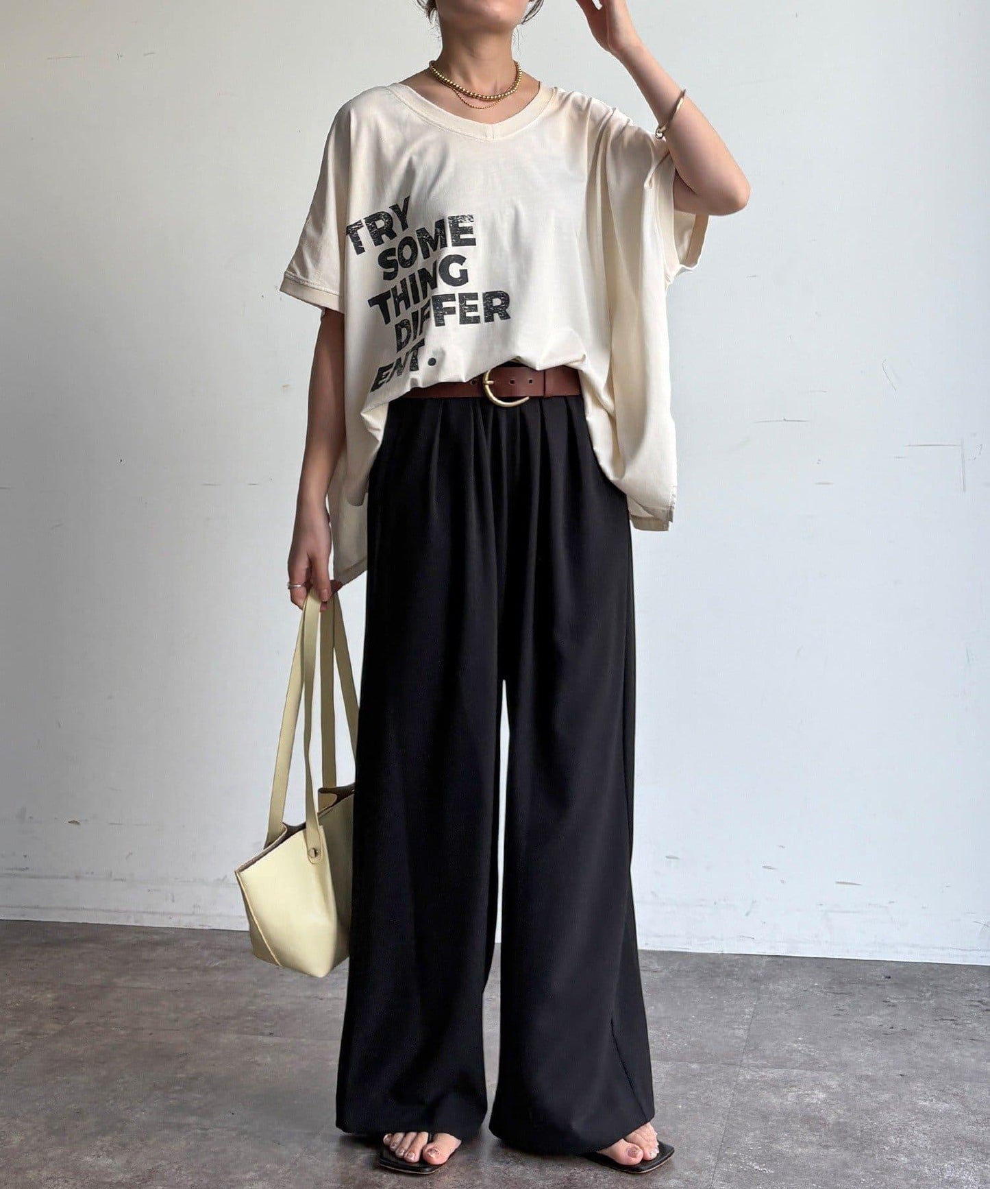 【WEB限定】2WAYポンチョロゴTEE