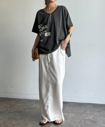 【WEB限定】2WAYポンチョロゴTEE