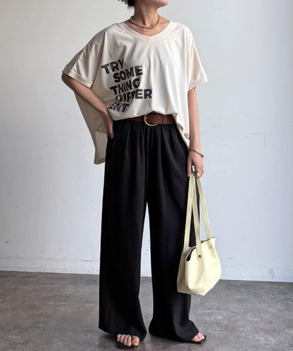 【WEB限定】2WAYポンチョロゴTEE