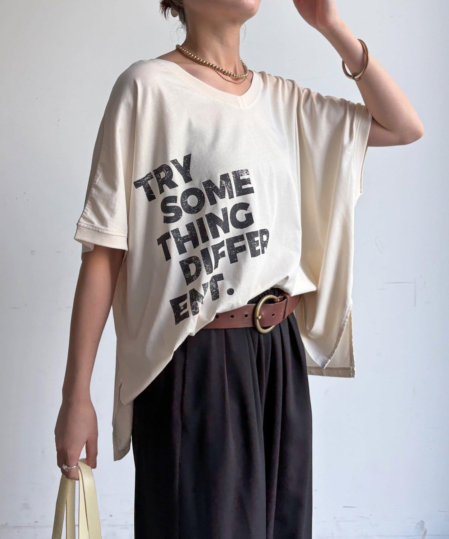 【WEB限定】2WAYポンチョロゴTEE