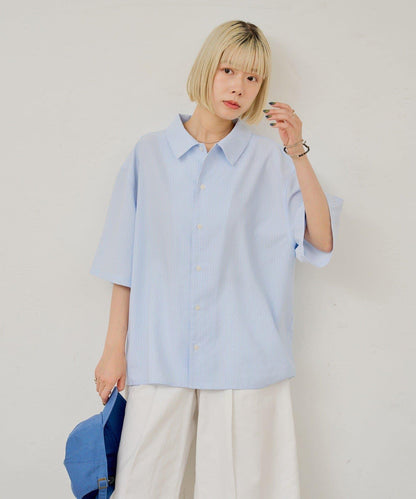 WHIMSIC SEERSUCKER STRIPE SHIRT