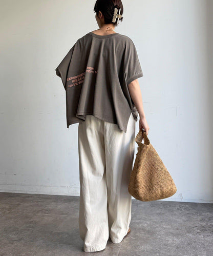 【WEB限定】2WAYポンチョロゴTEE