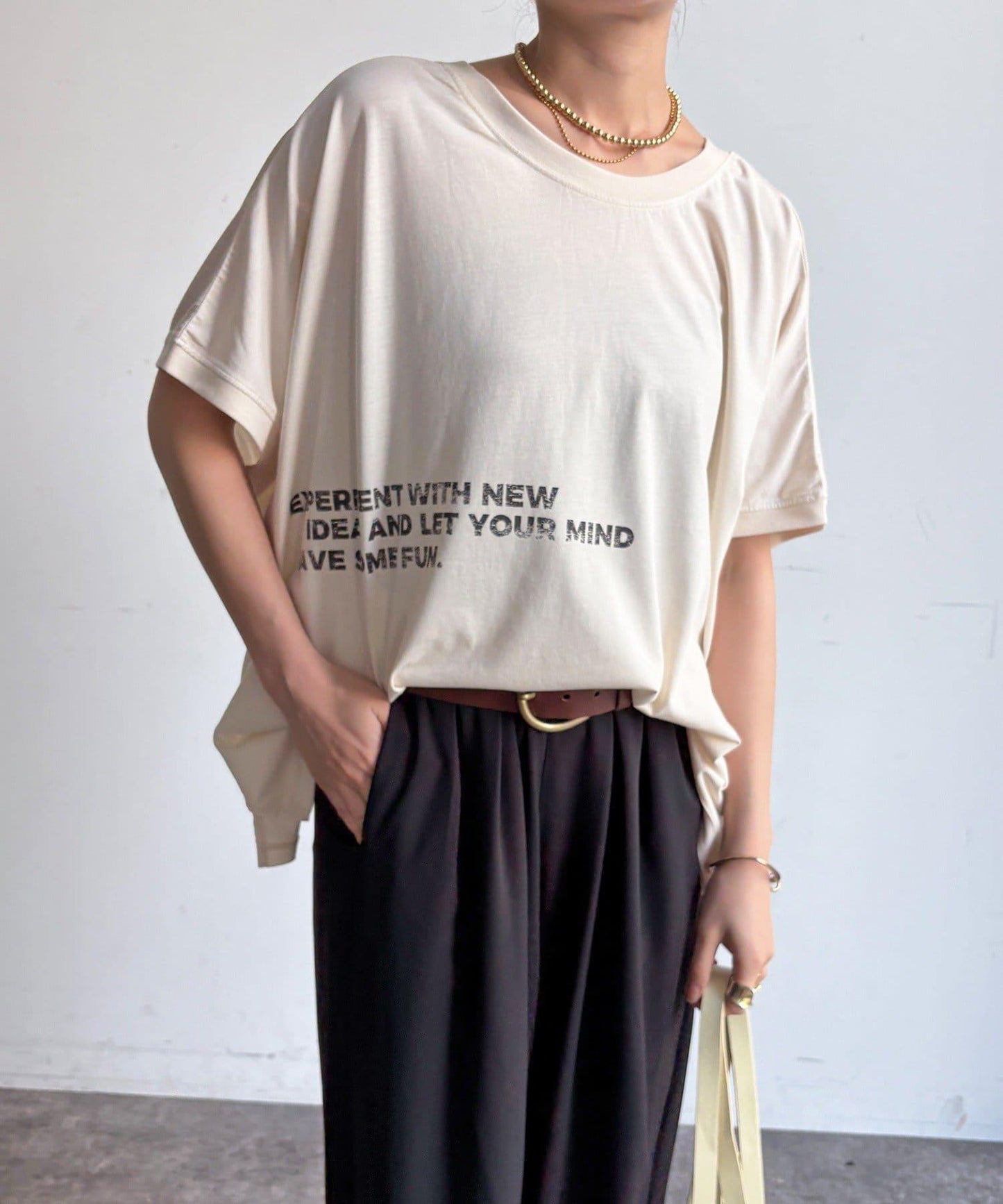 【WEB限定】2WAYポンチョロゴTEE