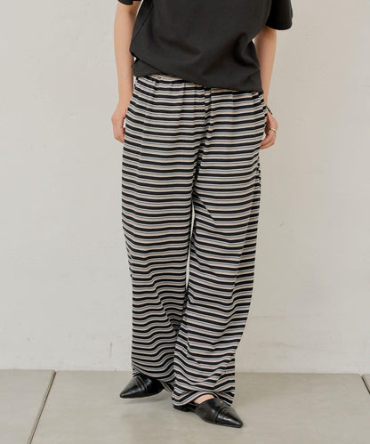 【WHIMSIC】MULTI BORDER CUTSEW 邊條紋針織褲