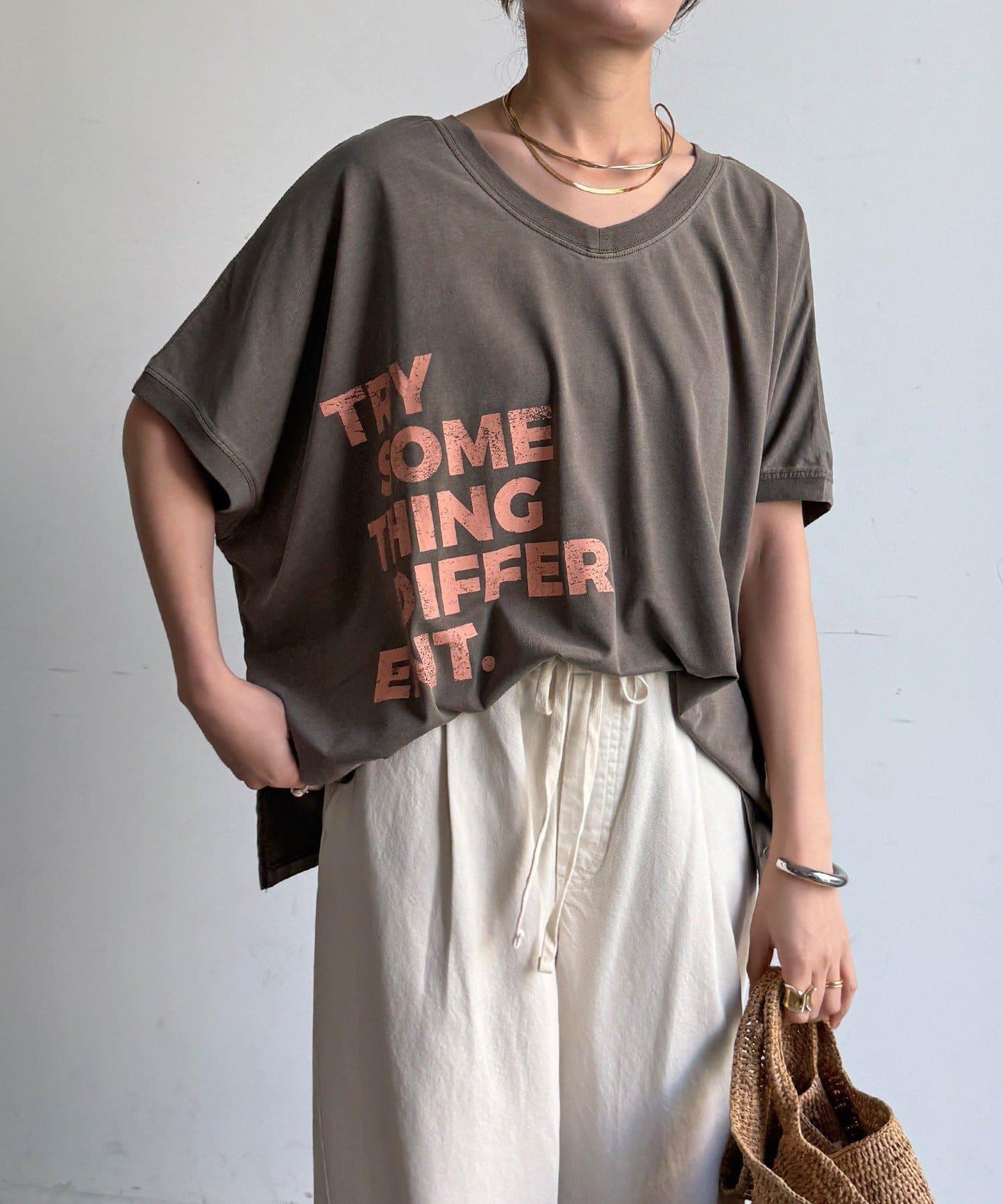 【WEB限定】2WAYポンチョロゴTEE