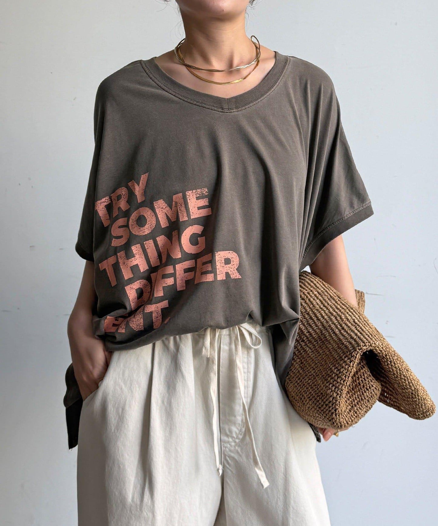 【WEB限定】2WAYポンチョロゴTEE