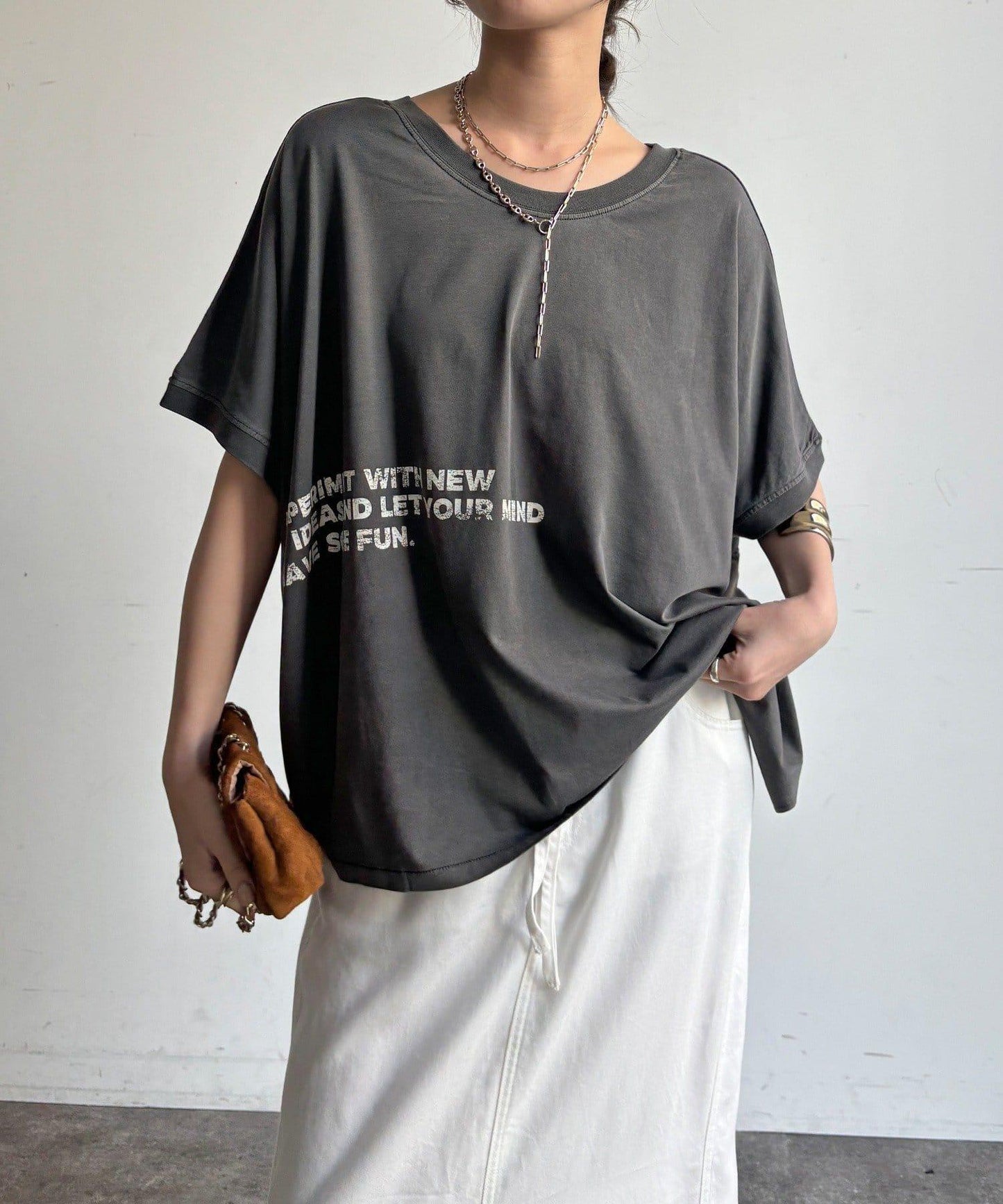 【WEB限定】2WAYポンチョロゴTEE