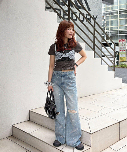 ドットフロッキーチュールブラビスチェ