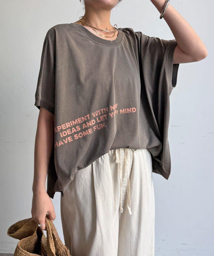 【WEB限定】2WAYポンチョロゴTEE