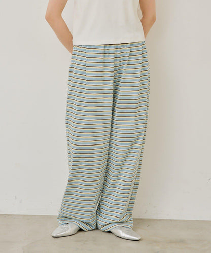 【WHIMSIC】MULTI BORDER CUTSEW 邊條紋針織褲