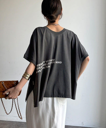 【WEB限定】2WAYポンチョロゴTEE