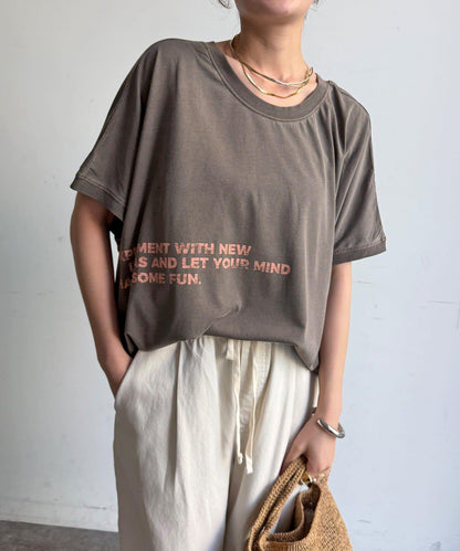 【WEB限定】2WAYポンチョロゴTEE
