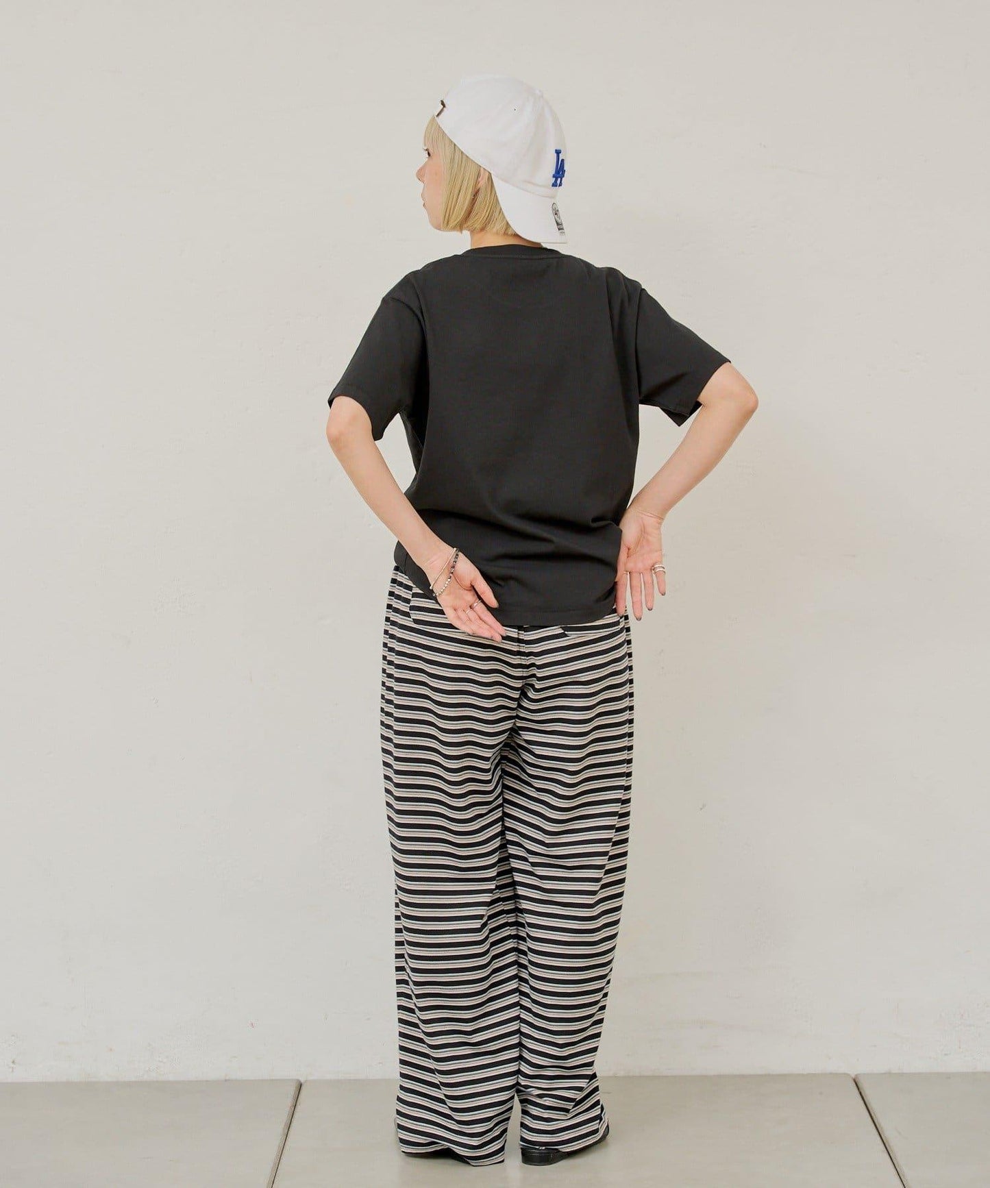 【WHIMSIC】MULTI BORDER CUTSEW 邊條紋針織褲