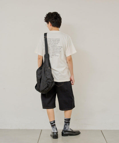 WHIMSIC SIDE TUCK DENIM SHORT PANTS