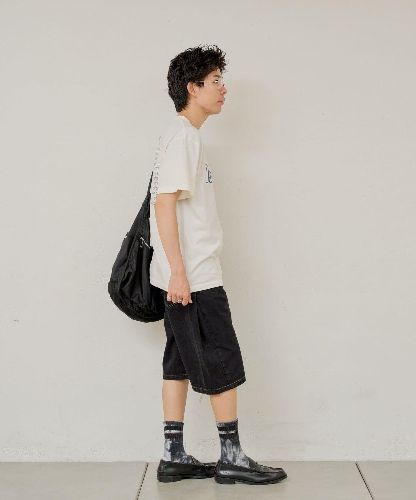 WHIMSIC SIDE TUCK DENIM SHORT PANTS