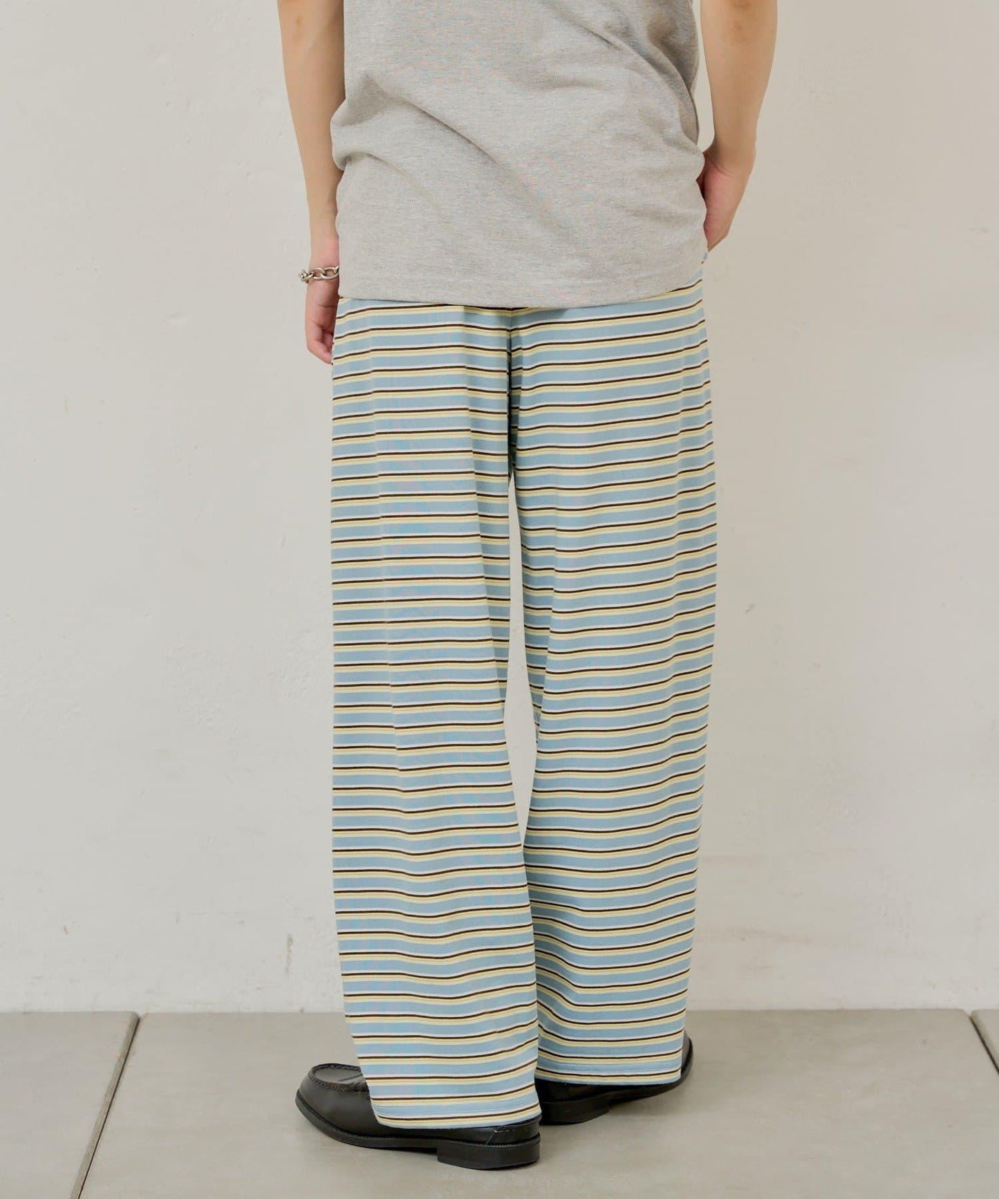 【WHIMSIC】MULTI BORDER CUTSEW 邊條紋針織褲