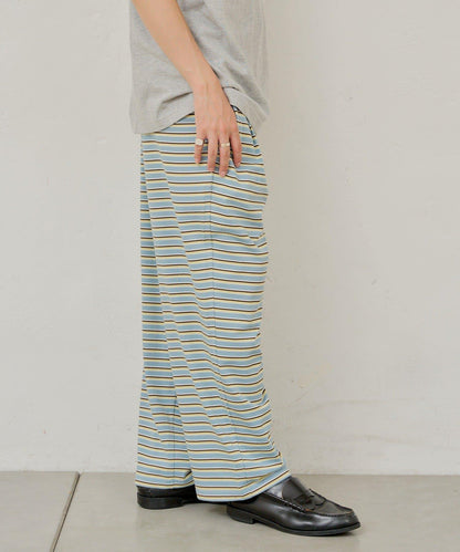 【WHIMSIC】MULTI BORDER CUTSEW 邊條紋針織褲