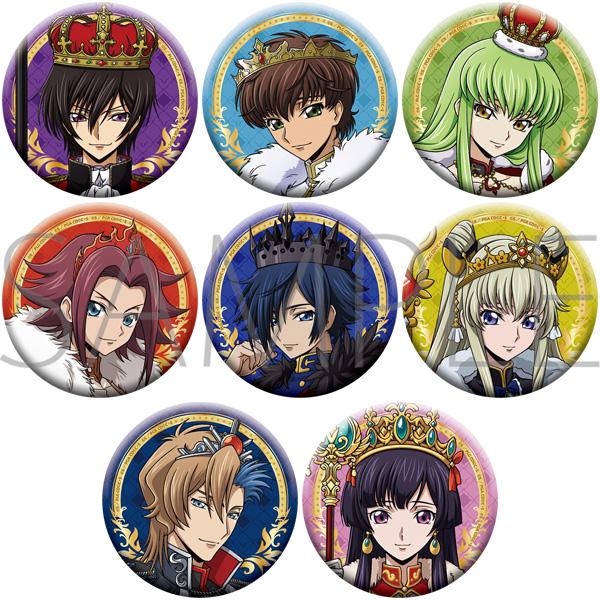 コードギアス 反逆のルルーシュ_ホログラムキャラバッジコレクション　【BOX／8個入り】