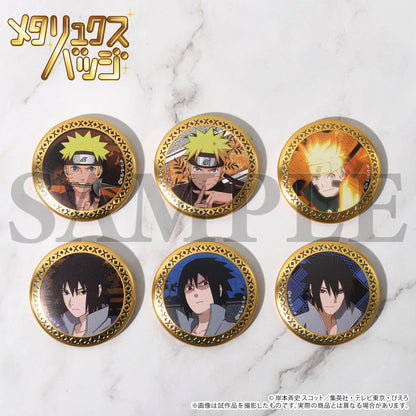 NARUTO-ナルト- 疾風伝_メタリュクスバッジコレクション　【BOX／6個入り】