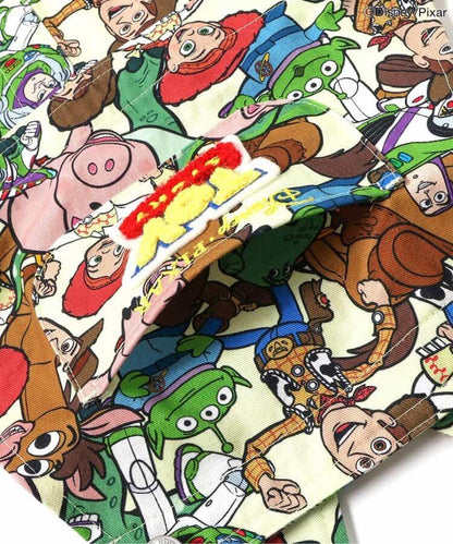 迪士尼角色 玩具總動員/滿印短款揹帶褲