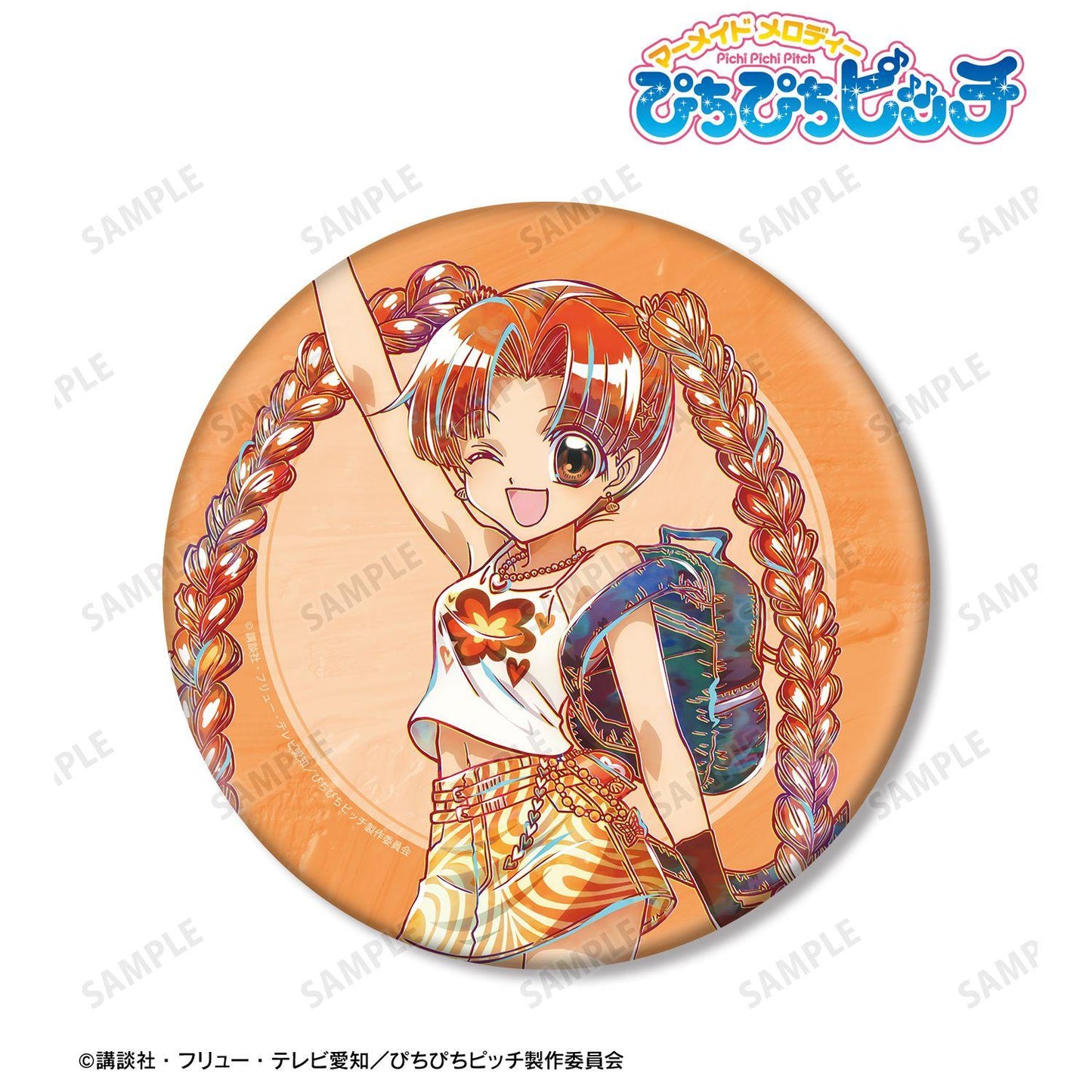 ぴちぴちピッチ_描き下ろし 星羅 Y2Kファッションver. Ani-Art BIG缶バッジ