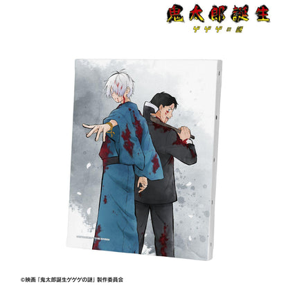 映画 鬼太郎誕生 ゲゲゲの謎_描き下ろし 鬼太郎の父&水木 戦う父の背中ver. F0号キャンバスボード
