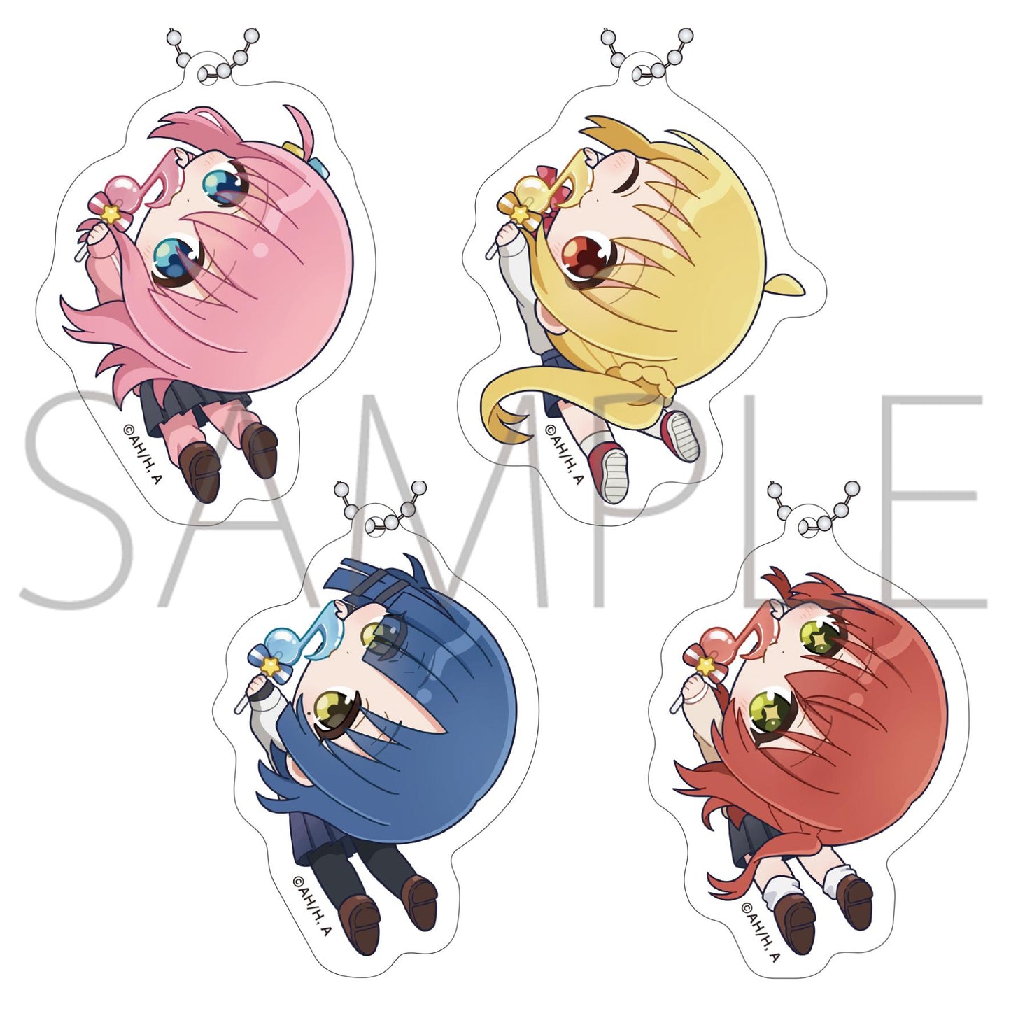 ぼっち・ざ・ろっく！_かぷりっこアクリルキーホルダーコレクション　【BOX／4個入り】