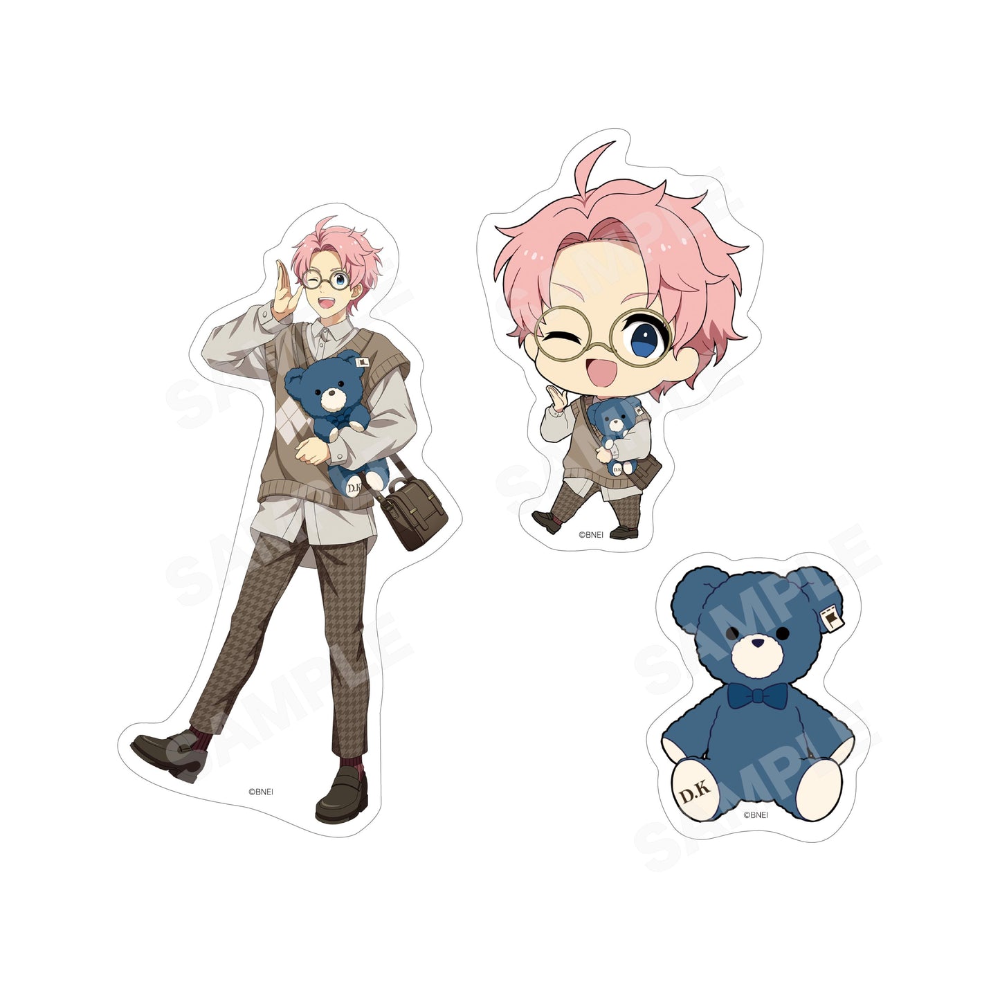 アイドルマスター SideM_Teddy's Collection ステッカー(3枚セット) /04 兜大吾