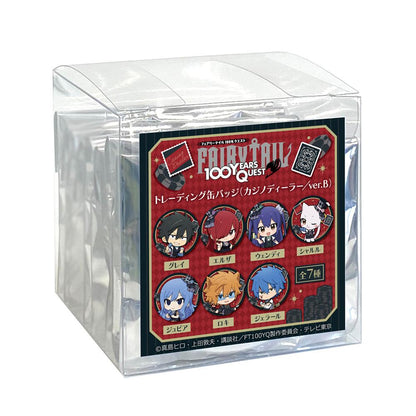 FAIRY TAIL 100年クエスト_トレーディング缶バッジ(カジノディーラー/ver.B)　【BOX／7個入り】