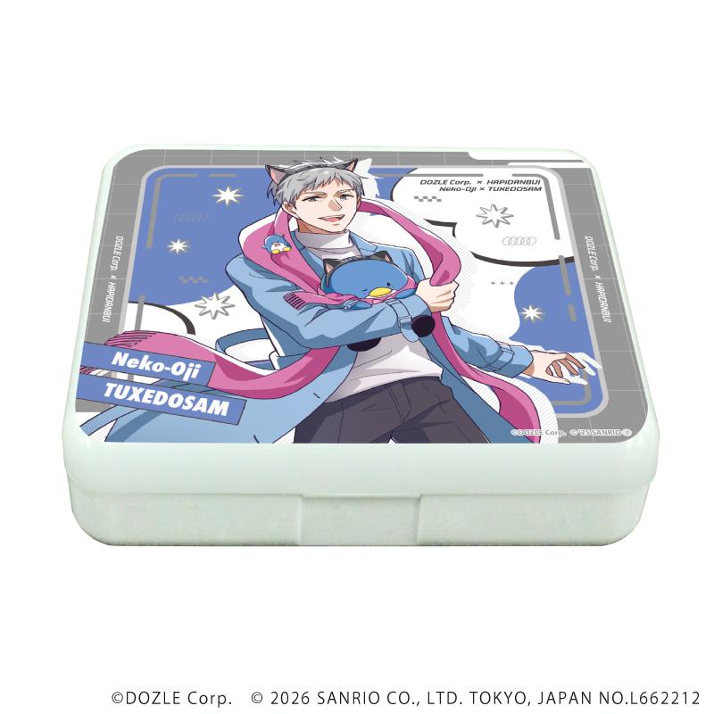 ドズル社×はぴだんぶい_小物ケース06/ネコおじ×タキシードサム(コラボイラスト)