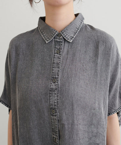 垂墜牛仔襯衫