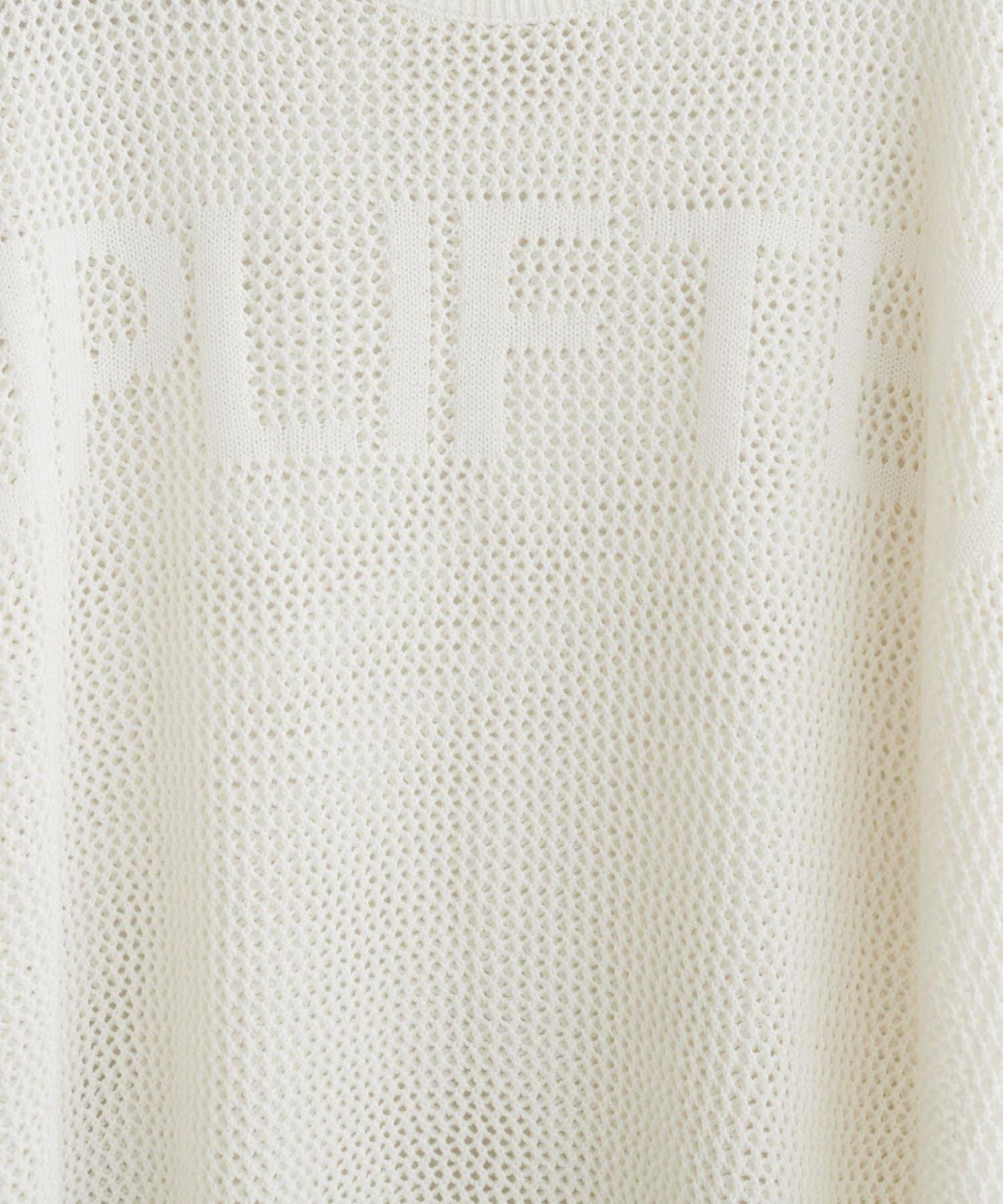 Logo網眼針織套頭衫