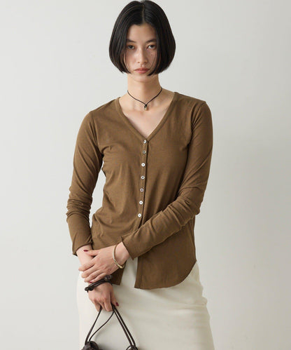 【La nature linge】 銅氨高捻針織開衫