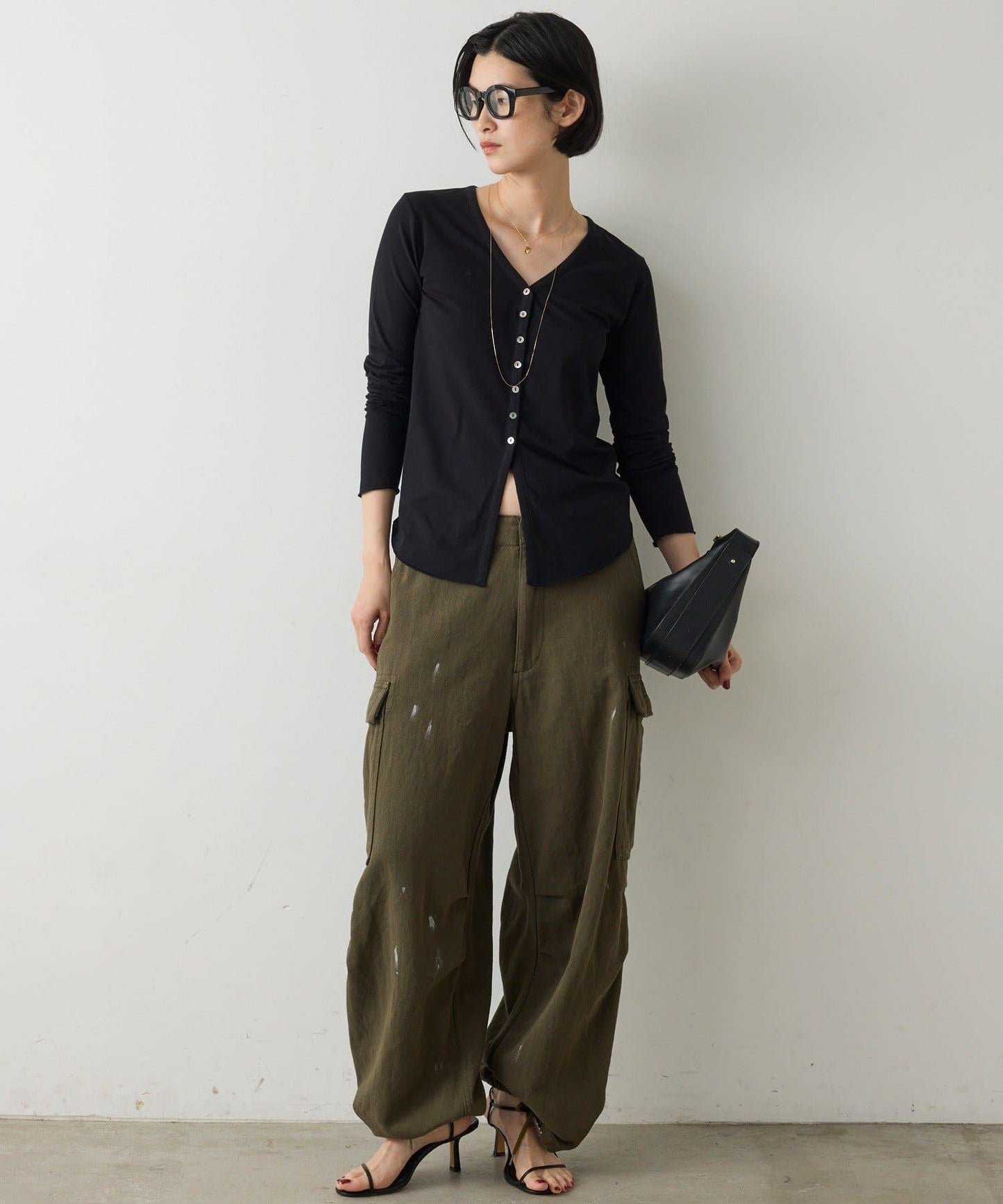 【La nature linge】 銅氨高捻針織開衫