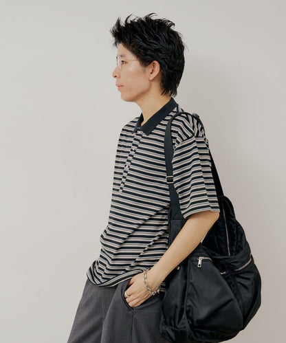 WHIMSIC/2サイズ展開 多色條紋Polo衫