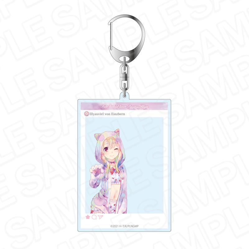 劇場版Fate/kaleid liner プリズマ☆イリヤ Licht名前の無い少女 SNS風亞克力鑰匙扣 PALE TONE series 伊莉雅 睡衣ver.