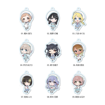 アイドルマスター シャイニーカラーズ（偶像大師 閃耀色彩） パステルマリンルックver. 迷你亞克力掛件 /01 BOXA 【整盒裝／9個入】
