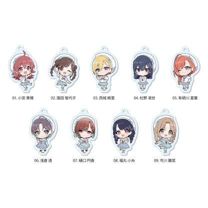 アイドルマスター シャイニーカラーズ（偶像大師 閃耀色彩） Pastel Marine Look ver. 迷你亞克力掛件 /03 BOXC 【整套BOX裝/9個入】