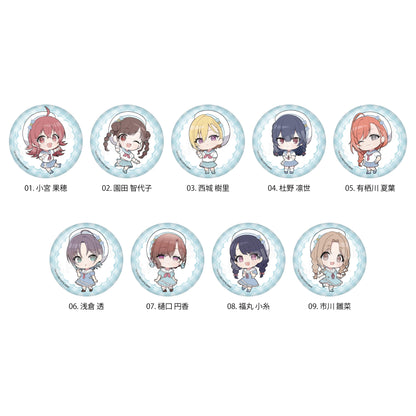 アイドルマスター シャイニーカラーズ（偶像大師 閃耀色彩） パステルマリンルックver. 徽章 /01 BOXC 【コンプリートBOX／9個入り】