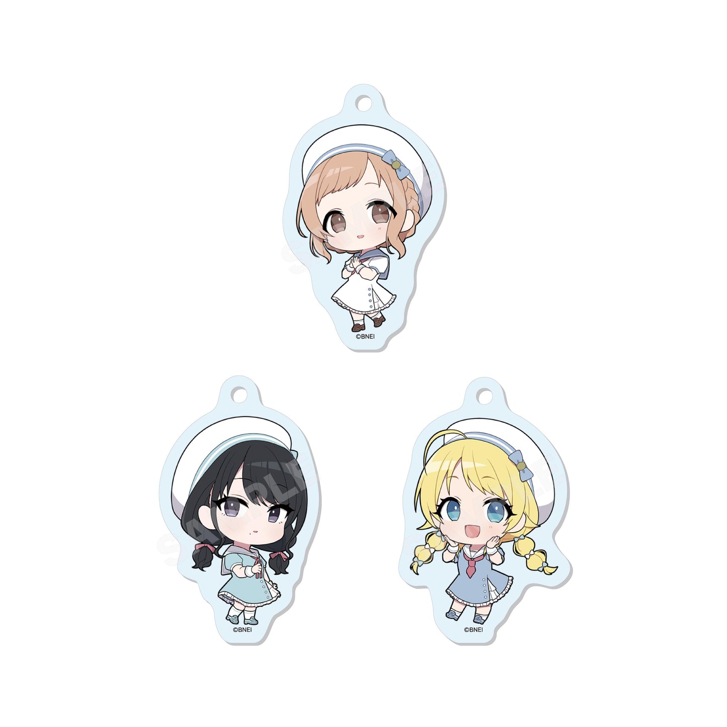 アイドルマスター シャイニーカラーズ（偶像大師 閃耀色彩） パステルマリンルックver. 迷你亞克力掛件 /01 BOXA 【整盒裝／9個入】